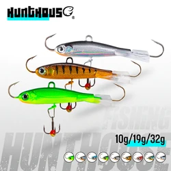 Hunthouse Winter Ijsvissen Lokken 3PCS 50mm/10g 65mm/19g 75mm/32g Sinking Wobblers VIB Trillingen Aas Voor Bass Snoekbaars LW812