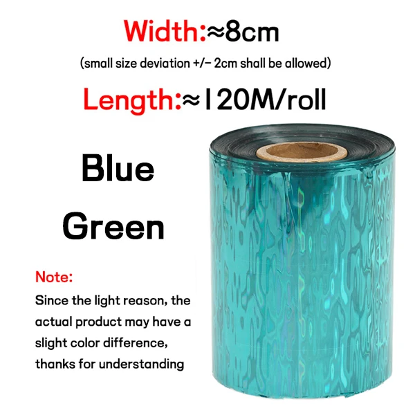 8cm x 120m blue