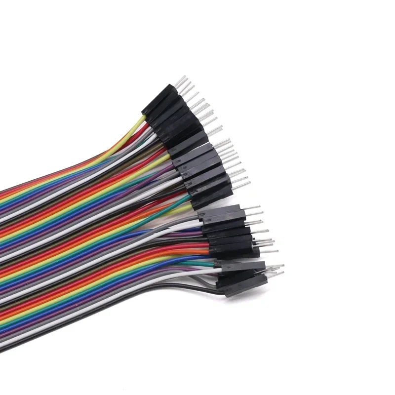 Cable de puente de 40 Pines, 2,54mm, 10, 15, 21, 30, 40cm, macho a macho, hembra a hembra, Kit de Cable integrado, línea de electrones DIY Arduino - imagen 5
