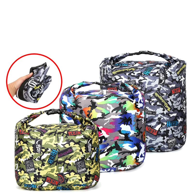 Bolsas de almuerzo con camuflaje con diseños vibrantes para una solución de comida elegante y funcional