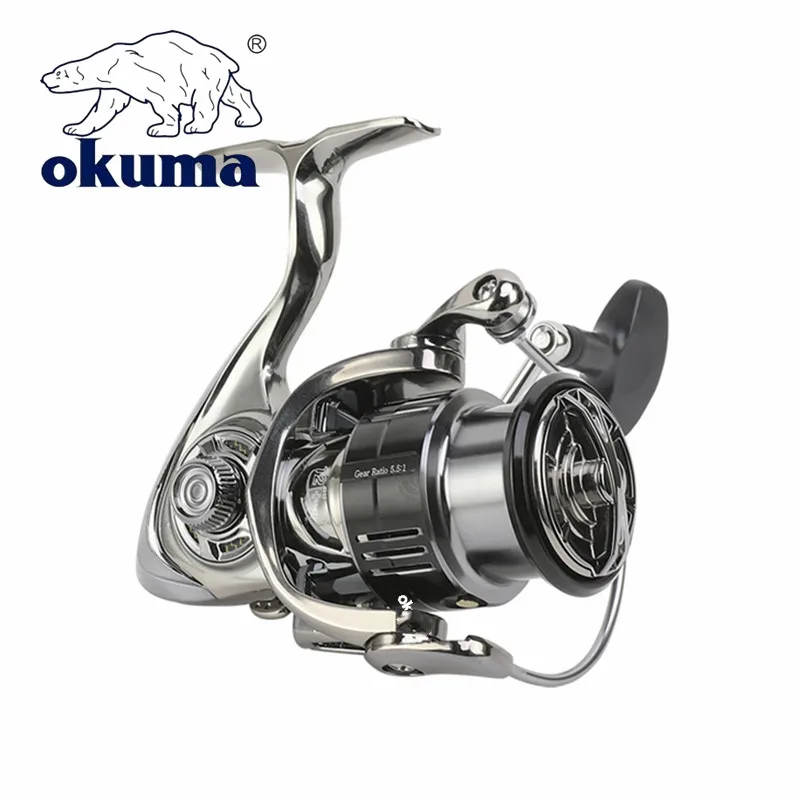 OKUMA 1000-7000 Carrete Spinning metálico anti-corrosión para mar - imagen 2