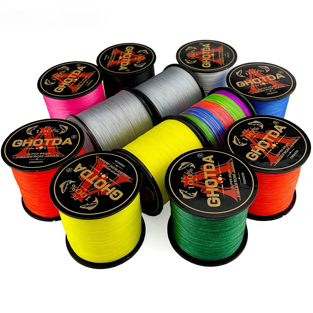 4 8 hebras trenzadas multifilamento mejora PE líneas de Pesca de alta resistencia 10-80lb línea principal Cable de Pesca súper duradero Pesca - imagen 3