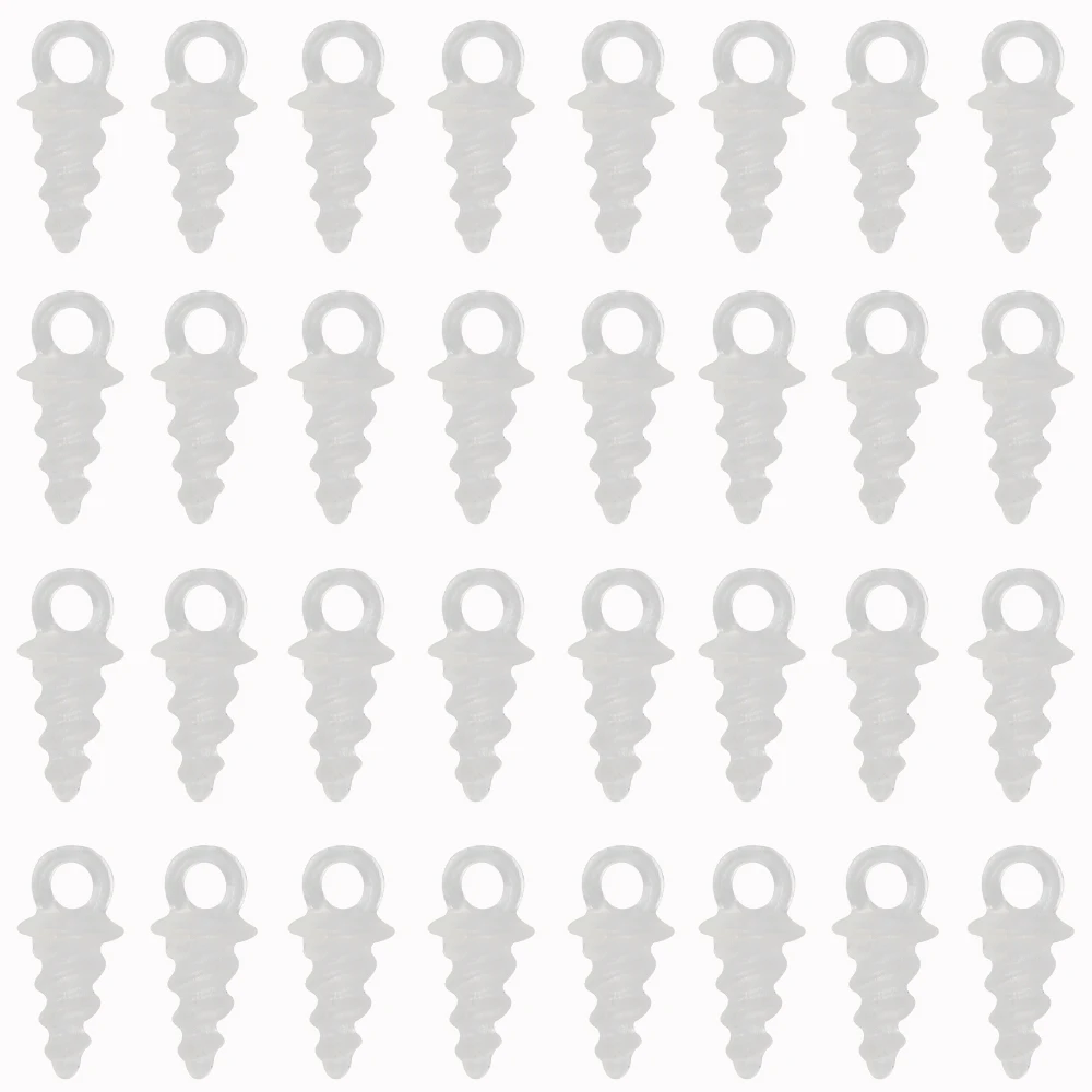 Boilie tornillo para pesca de carpa, accesorios de plástico, tapón de cebo para aparejos de carpa, herramienta de soporte de cebo, 80 Uds./40 Uds. - imagen 3