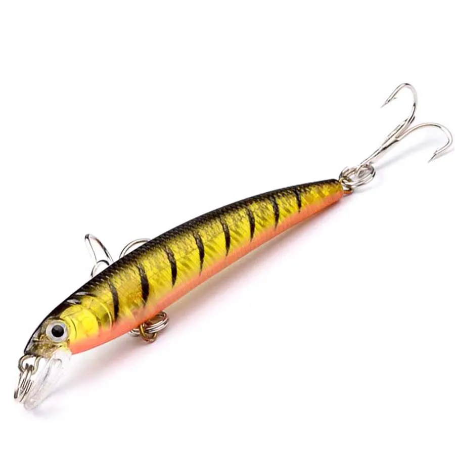 Kit de Señuelos de Pesca JerkBait Minnow Crankbait, juego de cebos artificiales duros para aparejos de pesca, Lucio, Swimbait, carpa, Wobbler, 5 unids/lote por caja - imagen 5