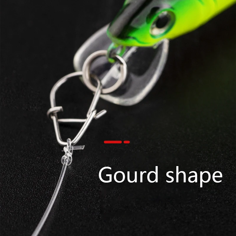 Pin de pesca de piezas, señuelo de calabaza de acero inoxidable 100, Conector de seguridad, accesorios mejorados, 304 - imagen 5