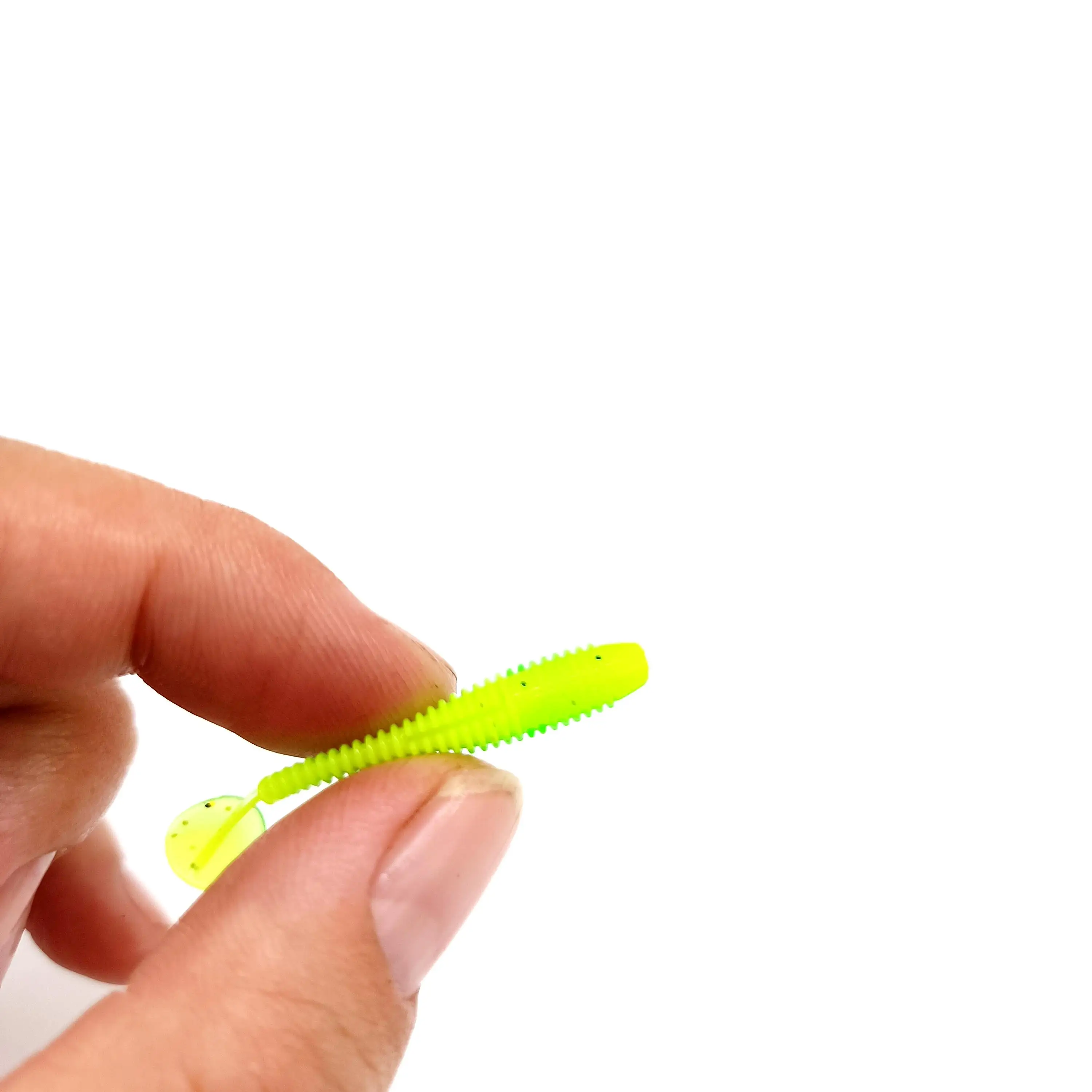 DUODUOYU-Mini señuelo de Pesca suave, 10 piezas, 0,37g/3,5 cm, pequeño Ttail, gusano, Wobbler Isca, carpa, cebo Artificial, aparejos de Pesca - imagen 5