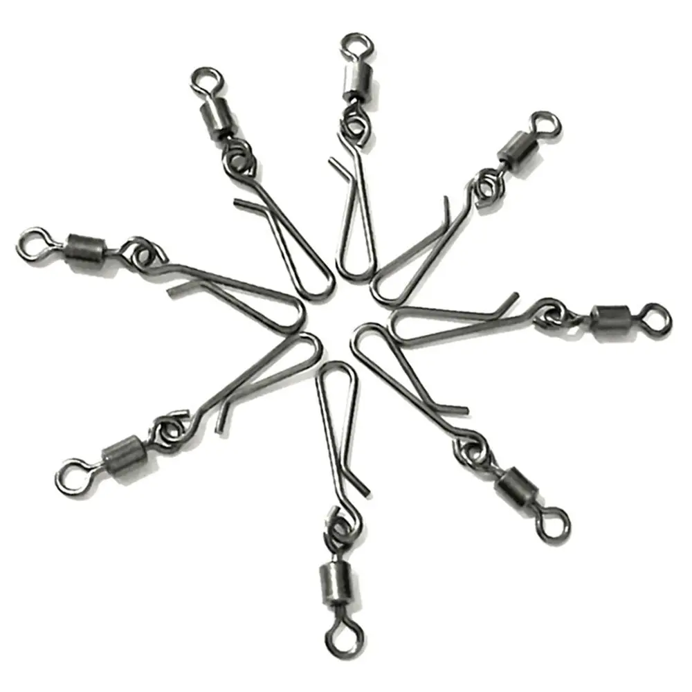 Conector giratorio de pesca con rodamiento de bolas acero inoxidable