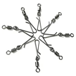 Conector giratorio de pesca con rodamiento de bolas acero inoxidable