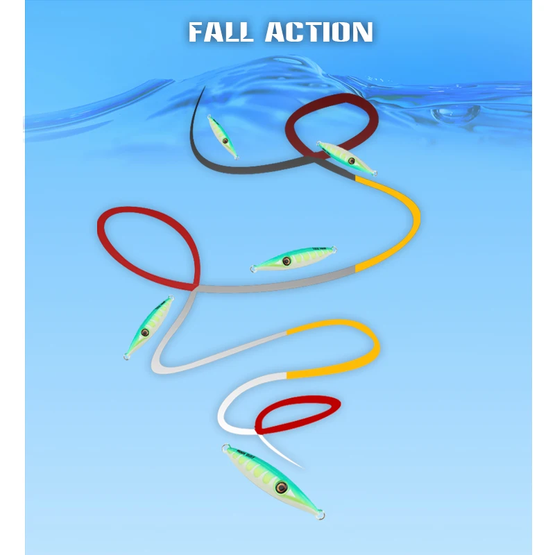 Señuelo jig de hundimiento con brillo UV Metálico Fjord – 150 g - imagen 3
