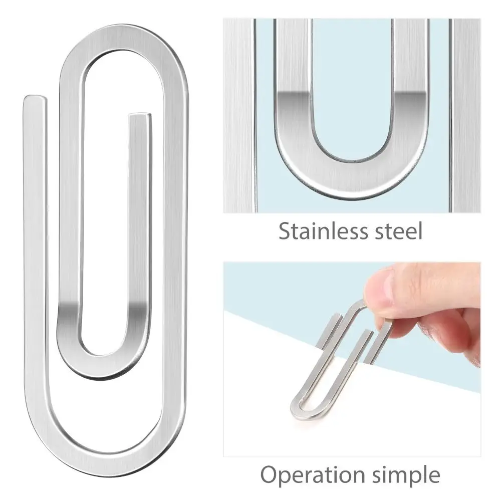 2025 nuevas pinzas para dinero creativas, carpeta de billetes minimalista ultrafina, billetera de bolsillo frontal de acero inoxidable, uso en festivales - imagen 2