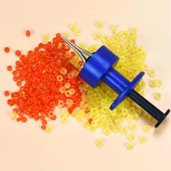 Alimentador rápido de gusanos, gancho con Clip, dispositivo de alimentación de gusano rojo, operación Simple, sin manos sucias, alimentador de gusanos vivos para minas de tierra