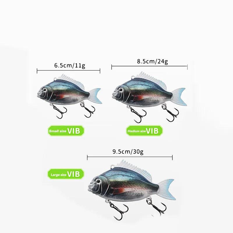 Señuelo de pesca Bazooka de 12,5g/25g/32g, cebos Swimbait para carpa, Lucio, plantilla lenta VIB, Jigging duro, hundimiento rápido, curricán, lubina de plomo de invierno - imagen 5