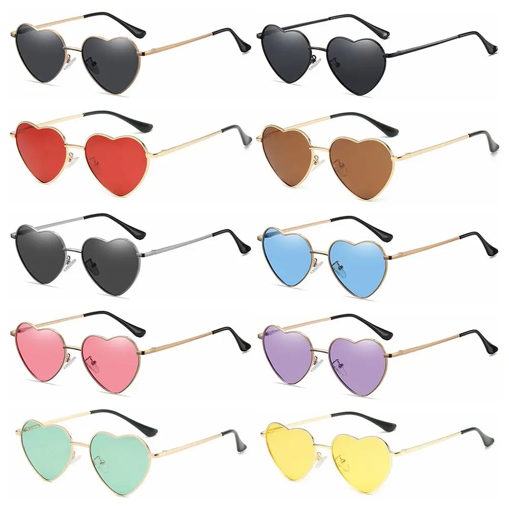 Gafas de sol polarizadas UV400 montura metálica corazón para pesca mujer - imagen 4