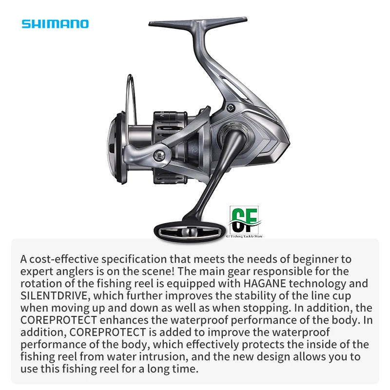 Original 2021 SHIMANO NASCI 2500 2500HG C3000 carrete de pesca giratorio carrete de pesca en agua salada - imagen 4