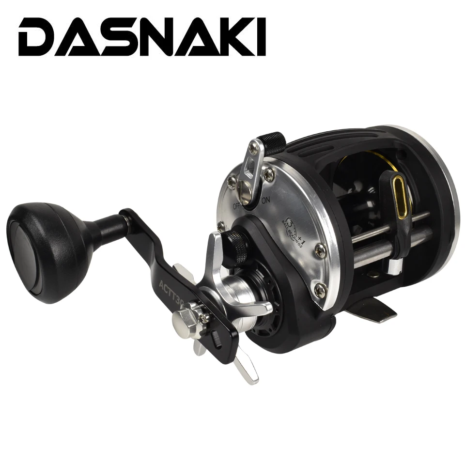 Carrete de pesca con sistema de arrastre de carbonita, marco ligero resistente a la corrosión, carrete de tambor de fundición de cebo - imagen 5