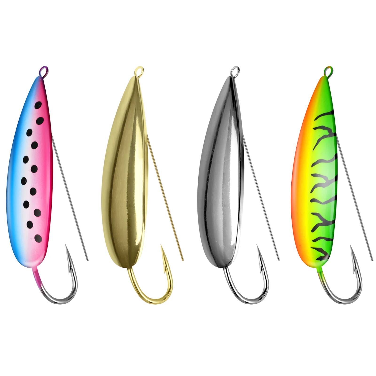 Cucharas Spinner metálicas para trucha y lucio - imagen 2