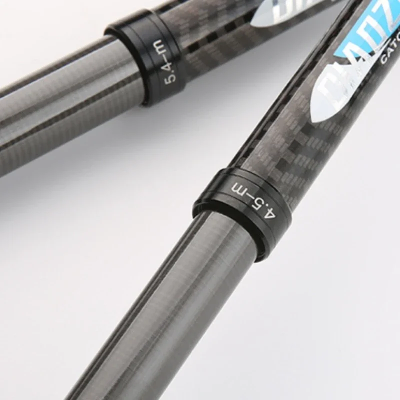Caña de pescar de carbono ultraligera superdura, sección corta, cuatro longitudes de cada caña disponibles, caña de pescar de corriente ajustable, nueva - imagen 5