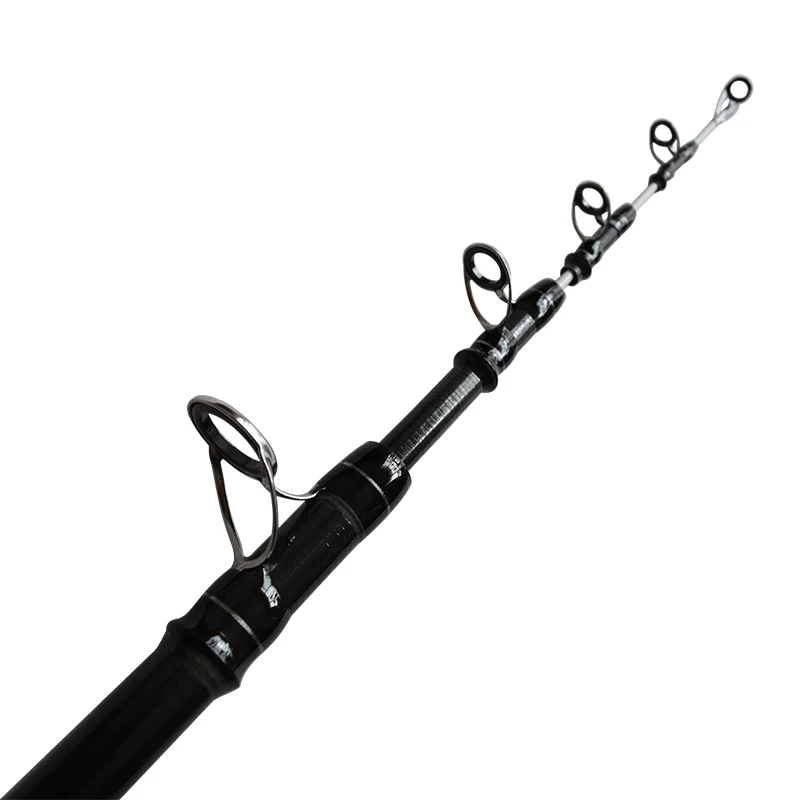 Caña telescópica de 3,9 M, accesorio de alta potencia, carbono, tiro lejano, Mar, Playa, pesca de carpa, 2 unids/lote/paquete - imagen 2
