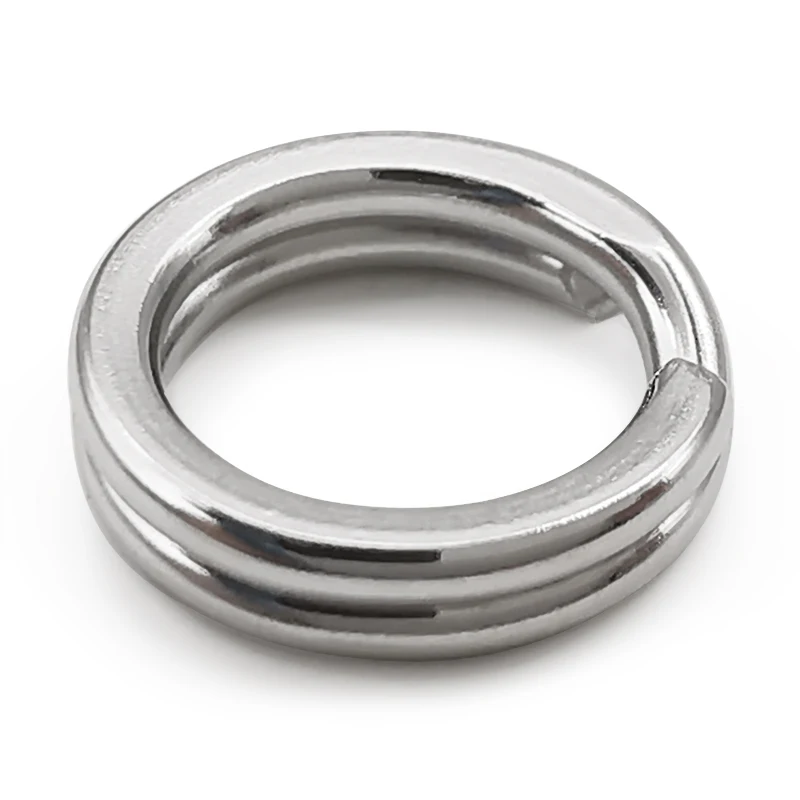 LUREHOLIC-anillos divididos forjados para pesca, acero inoxidable 304, alta calidad, 80% reforzado, doble círculo, 20 piezas por bolsa - imagen 5