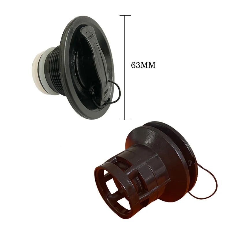 Válvula de aire para barco SOLAR MARINE, repuesto de tapa de válvula de gas negra para bote inflable, Kayak, canoa, tapones de aire con tornillo SUP - imagen 5