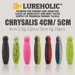LUREHOLIC Cebos Blandos 4-5cm para Lubina – Crisalis con Sal