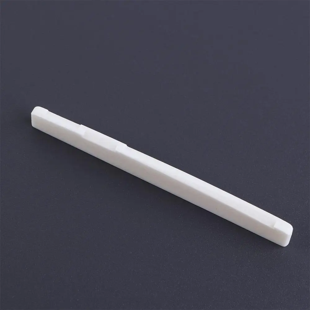 Instrumentos de cuerda de hueso Real, accesorios de guitarra Musical de 6 cuerdas, puente de hueso, guitarra acústica, puente, sillín y tuerca - imagen 2