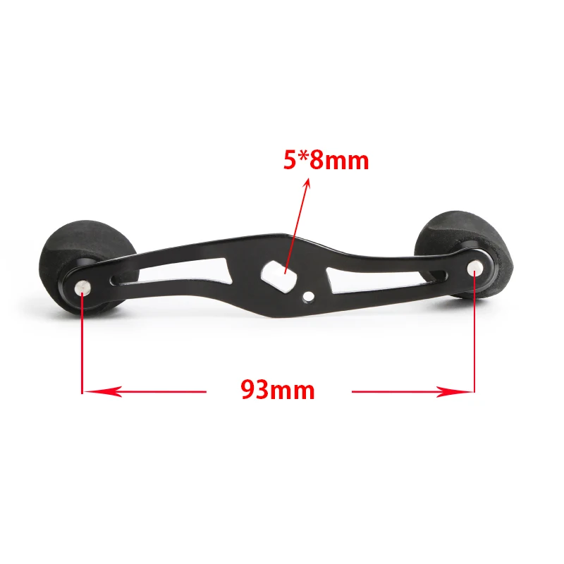 Mango de carrete de pesca, mango de Metal, perilla de EVA, brazo de carrete de pesca, carrete de pesca de fundición de cebo, carrete de tambor basculante para pesca - imagen 4