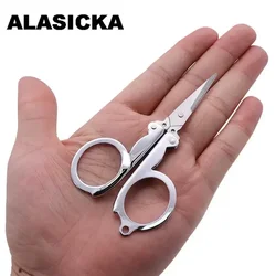 ALASICKA Mini Tijeras de Pesca Plegables – Acero Inoxidable