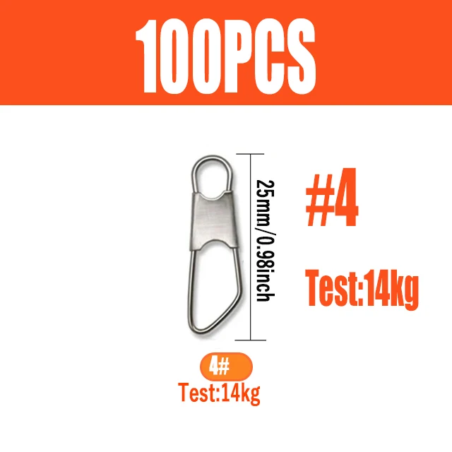 100pcs Size 4