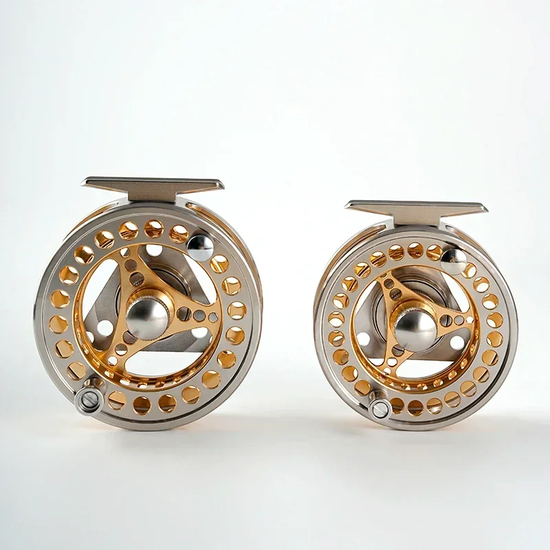 Carrete de pesca ultraligero para niños, relación de engranaje 2 + 1BB 1:1, 7/8 5/6, carrete de pesca de aleación de aluminio completo con arrastre ajustable de hasta 2kg - imagen 4