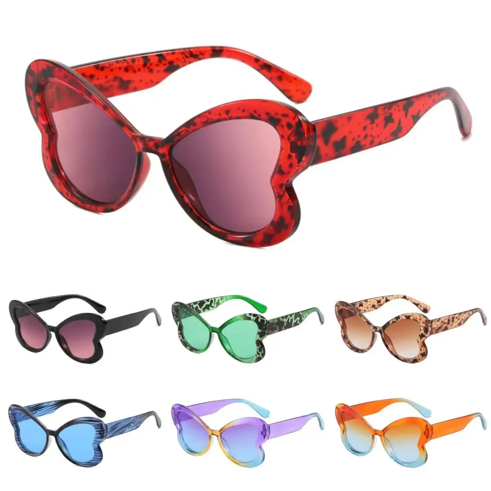 Gafas de sol de mariposa de Color caramelo a la moda, gafas de sol con gradiente UV400 para mujer, gafas de sol tipo ojo de gato, gafas coloridas para fiesta para mujer - imagen 3
