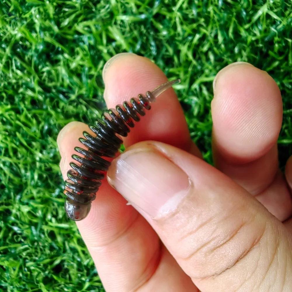 MUKUN 30 Uds nuevas Señuelos de Pesca blandos 0,58g/30mm 0,75g/42mm TANAN Isca Pesca artificial carpa pesca lubina señuelo aparejos de Pesca