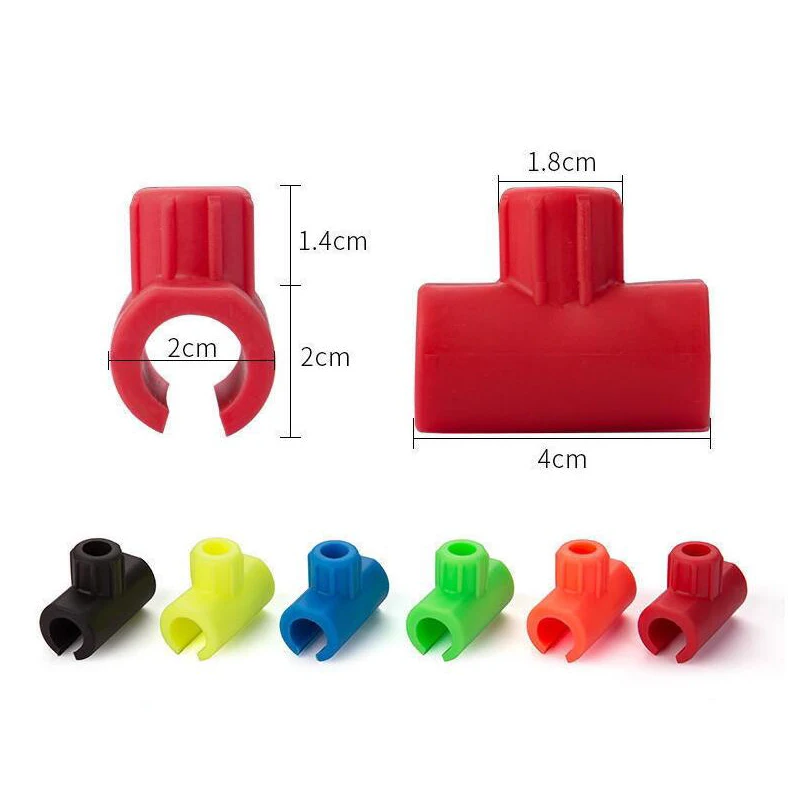 Receptor de línea de pesca Universal, Conector de carrete, varilla de silicona, anillo de almacenamiento, enrollador de línea de pesca, aparejos de pesca, 2 unids/set - imagen 5