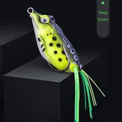 Cebo de rana 3D con anzuelo para perca y lubina