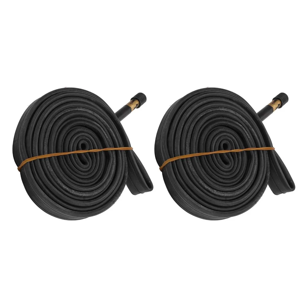 Cámaras de aire 700x23C butilo – Válvula Schrader 48mm para bicicleta - imagen 4