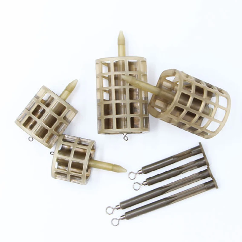 Jaula de cebo para pesca de carpa, alimentador de cebo, soporte de señuelo, trampa, cesta, 25g, 30g - imagen 2