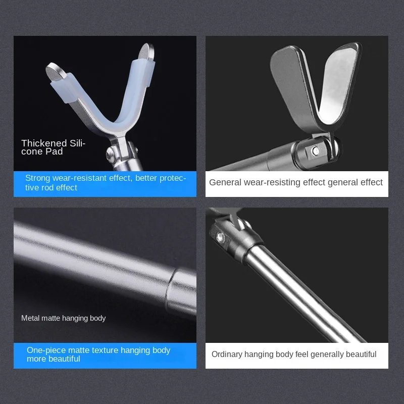 Accesorios de batería LINNHUE, soporte colgante trasero, soporte para caña de pescar, puntal multifuncional, aleación de aluminio y magnesio - imagen 4