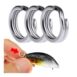 Anillos divididos de acero inoxidable – Giratorios para pesca