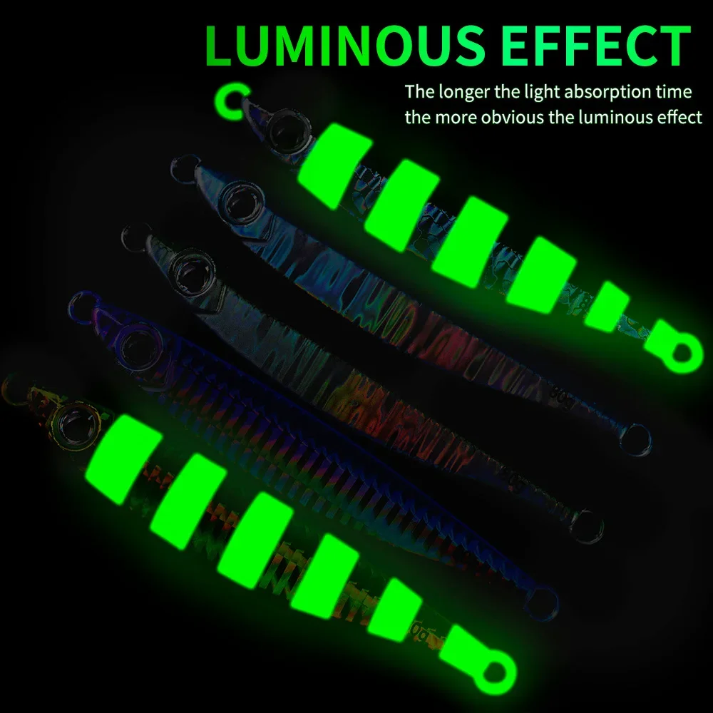 Señuelo de hierro Qlate de hundimiento rápido, placa de hierro de aguas profundas, 14g, hundimiento rápido, láser luminoso, barco, pesca, peces de mar, cebo pequeño de placa de hierro - imagen 5