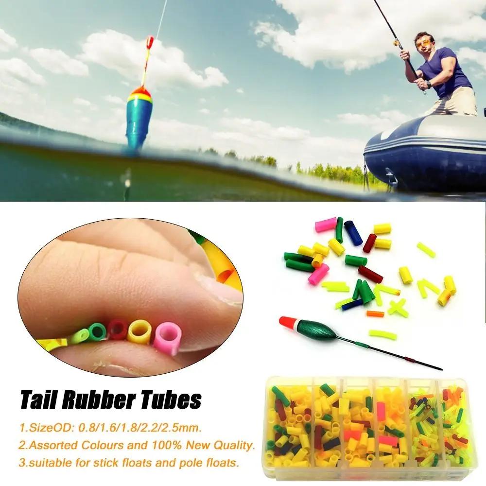 Accesorios de pesca de carpa, manguitos flotantes de goma, tope de boilie de silicona para aparejo de pelo de carpa, aparejos de pesca, 1 Juego - imagen 4