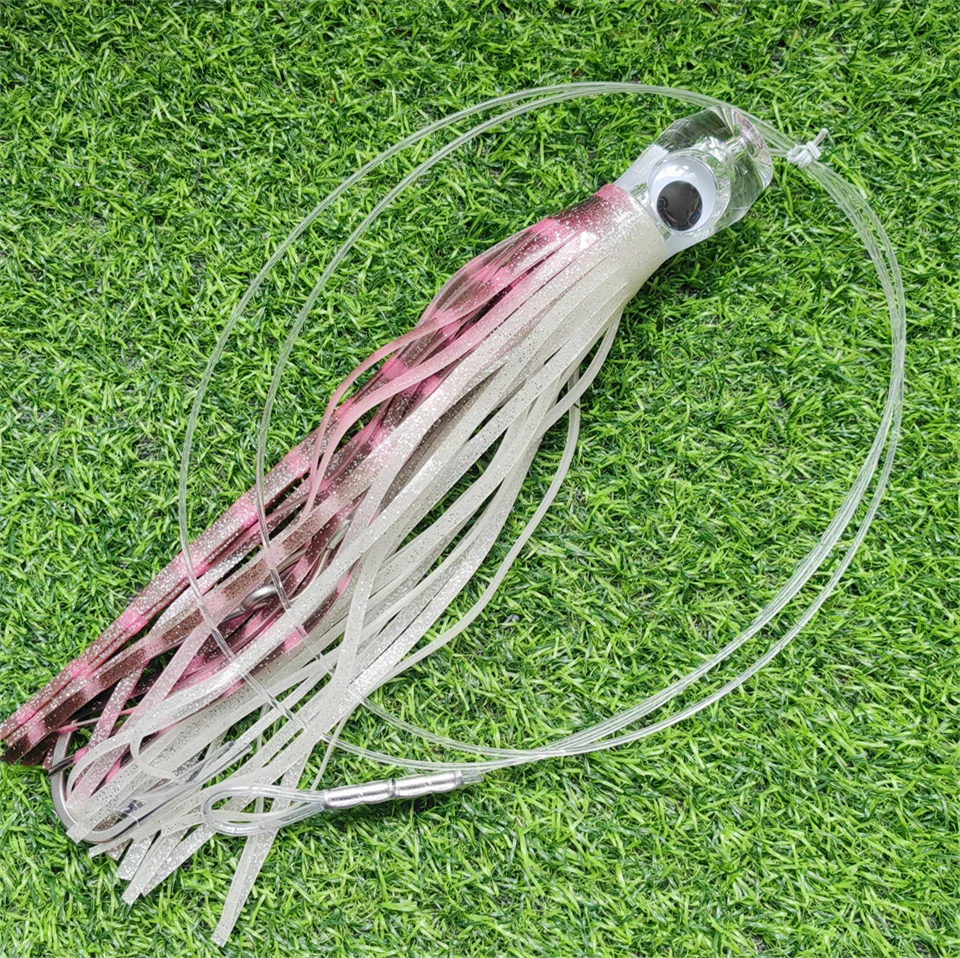 Wahoo-señuelos para pesca en agua salada, anzuelos para pesca de atún en barco de aguas profundas, de 30cm y 175g, para Mahi Leurre Marlin - imagen 3