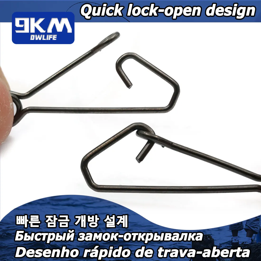 Diseño rápido abre de bloqueo para herramientas de pesca versátiles y eficientes