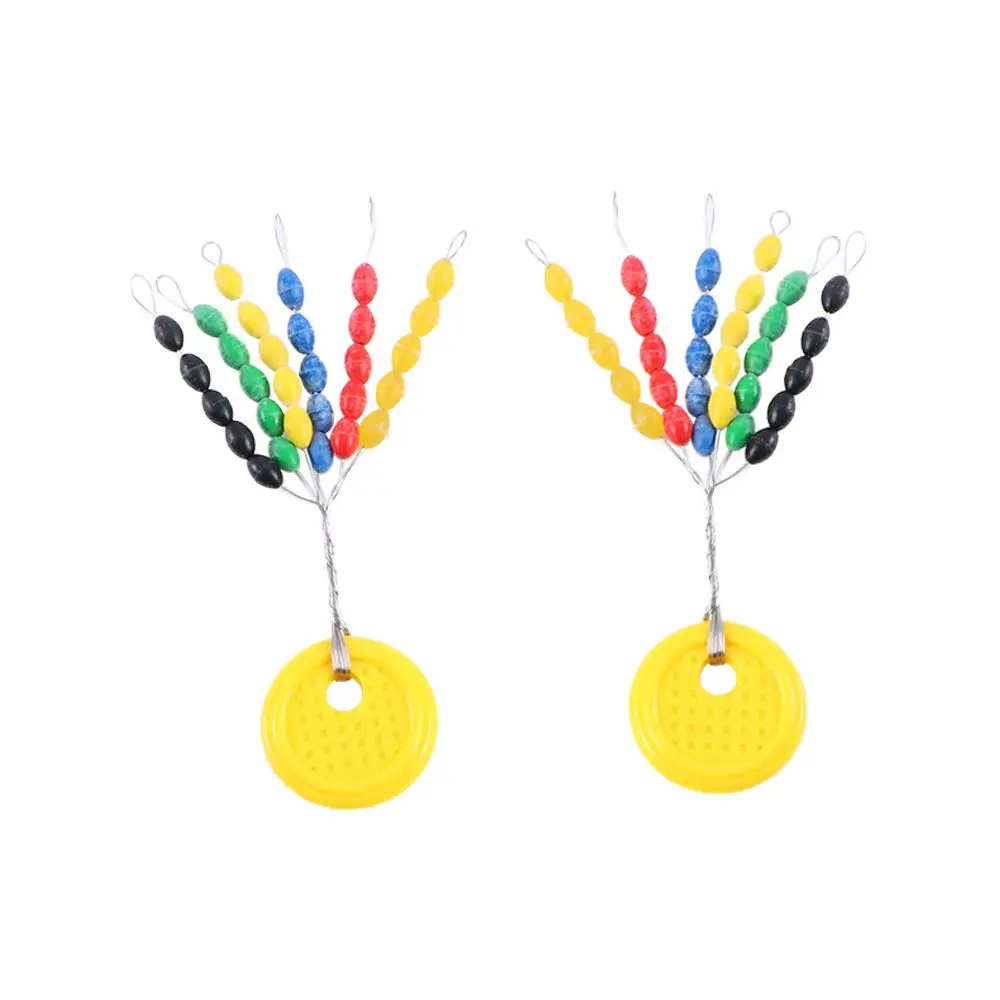 150 Uds aparejos de pesca conector de flotador de goma flotador ovalado parada pesca Bobber granos espaciales línea de pesca enchufe flotador boya de pescado - imagen 3