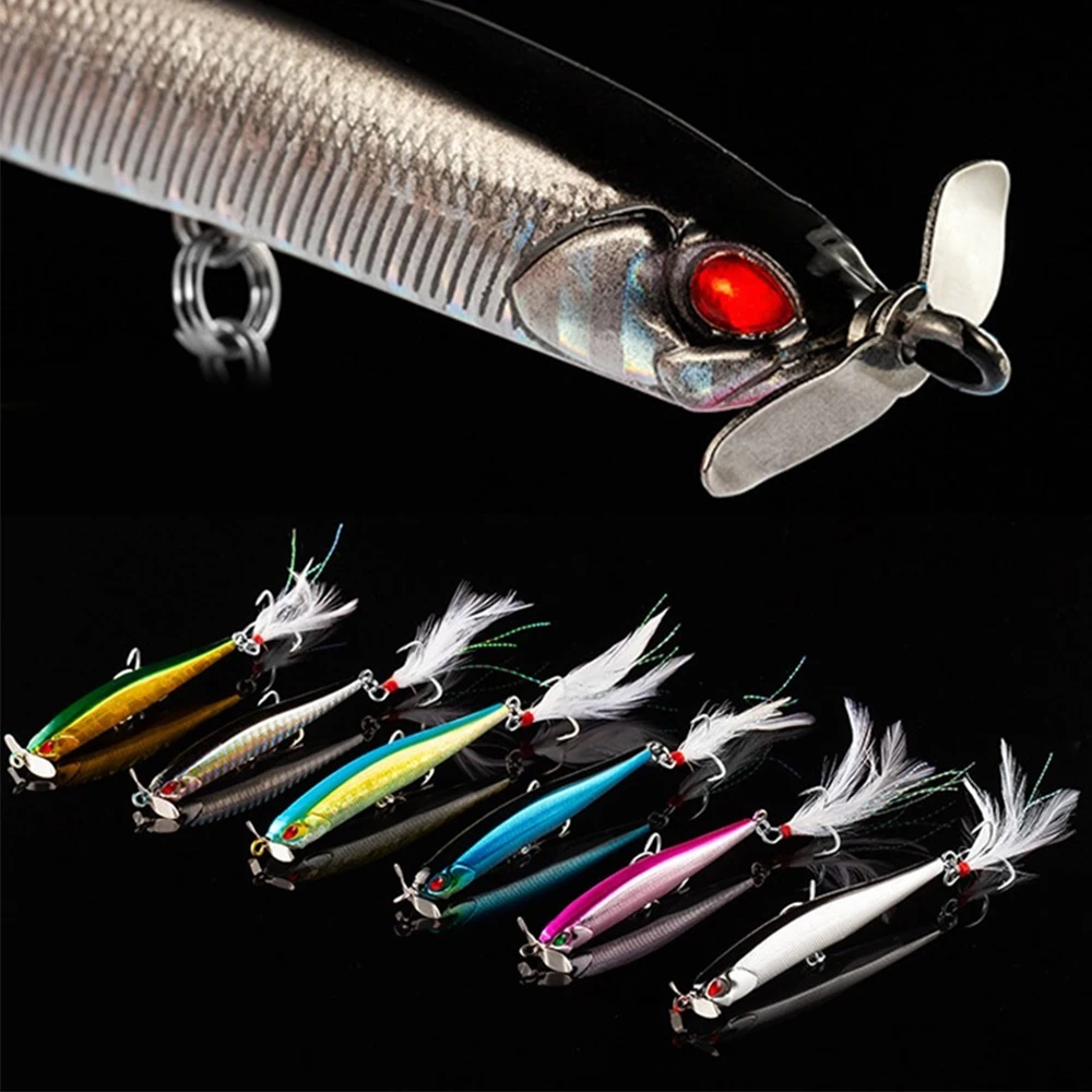 Spy Bait-señuelo Artificial para Pesca en agua salada, 9cm, 9g/10cm, 11,5g, lubina, Lucio, señuelos lápiz con hélices, Spinbait - imagen 2