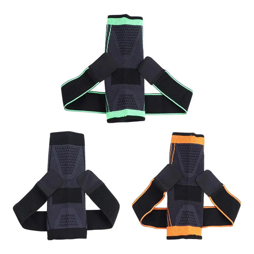 Pulsera de protección para los pies, retenedor de tendón de Aquiles negro, elasticidad, tobillera de nailon, soporte para el tobillo, protección para los pies - imagen 3
