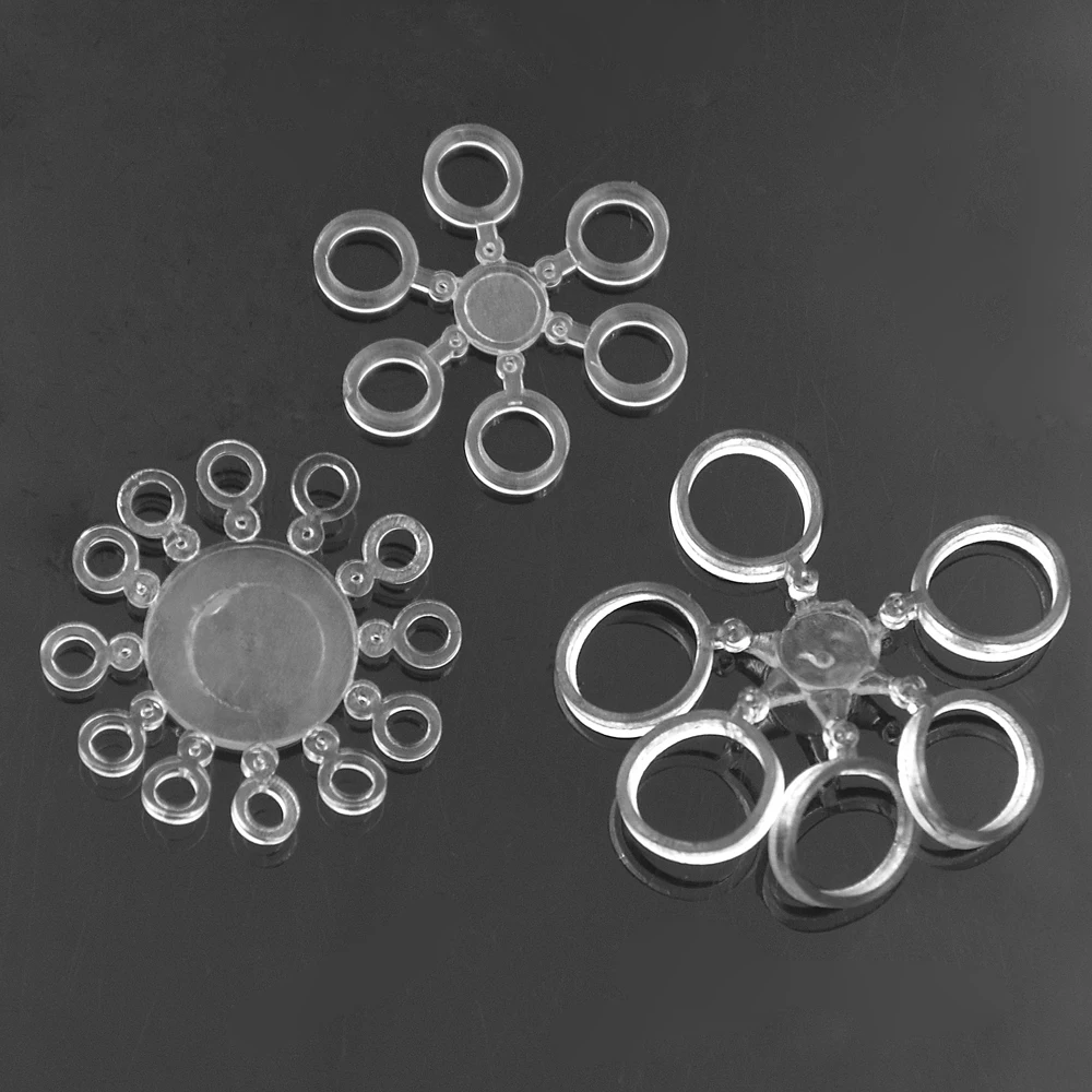 MNFT 72 Uds cebos bandas elásticas Boilie Pellet anillos de goma para cebo pesca de carpa cebos transparentes camilla tamaño 3mm 5mm 8mm - imagen 3