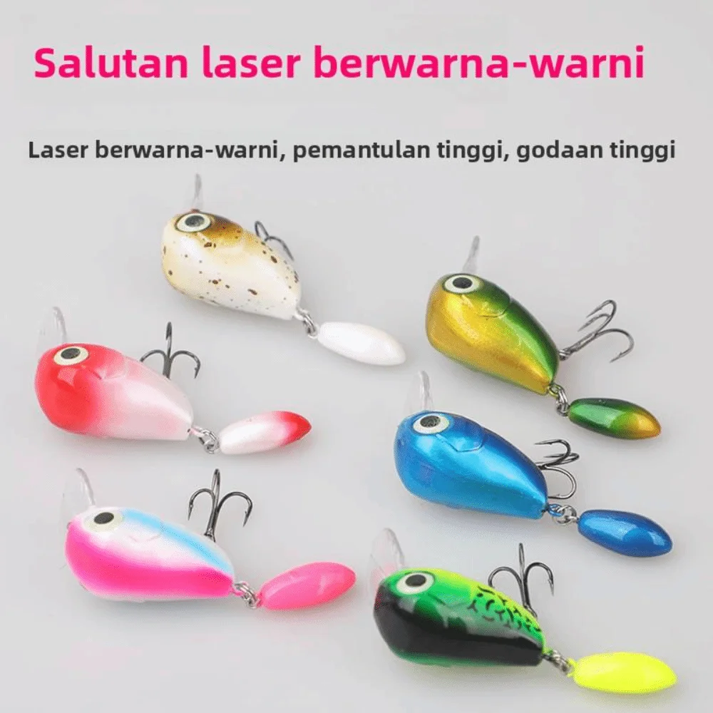 Señuelo artificial Minnow brillante 60mm para pesca deportiva - imagen 3