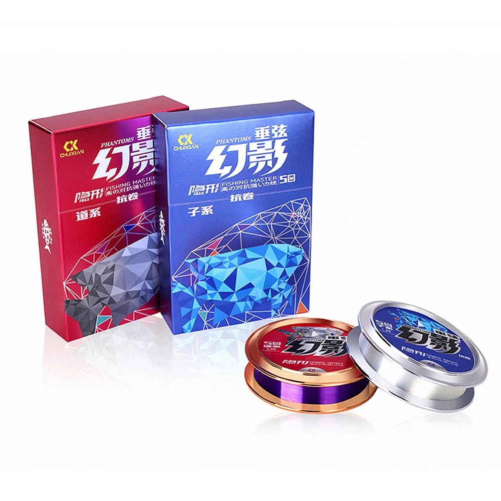 Sedal de pesca de nailon de 50M, hilo de 2,2 LB-29,3 lb, hilo de plomo para carpa, perca, hierba, hundimiento de pesca de carpa, accesorios de pesca al aire libre - imagen 4