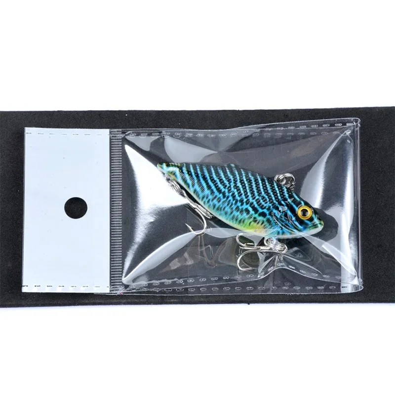 1 Pc 6,2 cm 7,7g Vib señuelo de pesca Wobbler Crankbait cebo Artificial para trucha lubina vibrante hundimiento ruido cuentas señuelos de invierno - imagen 5