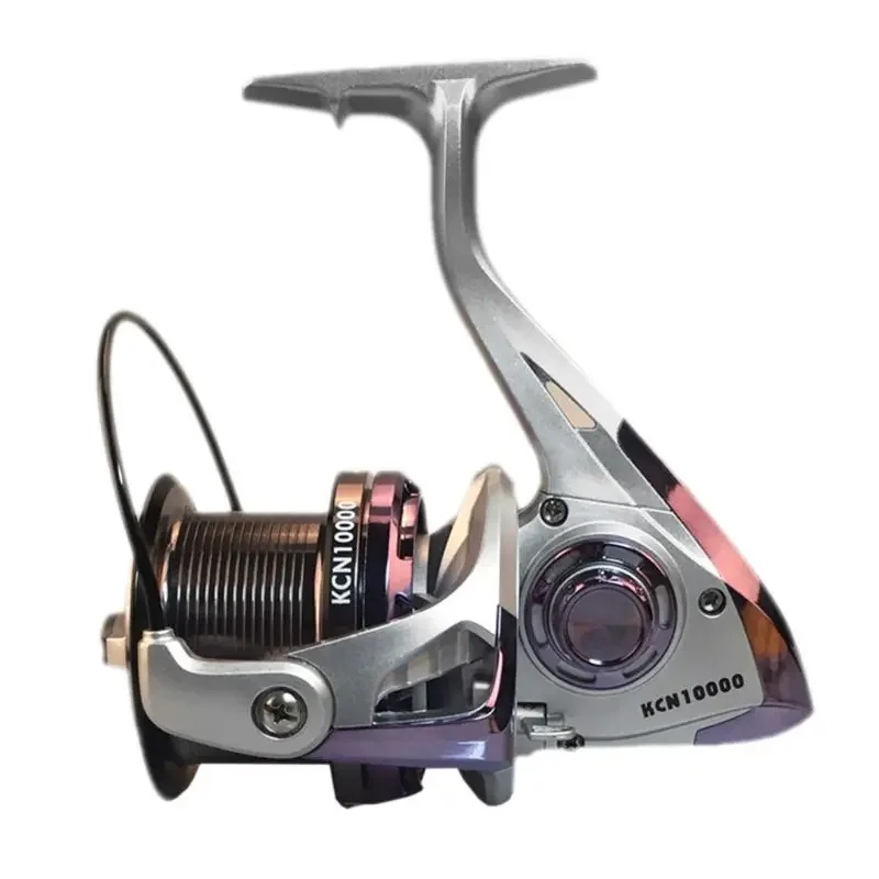 Nuevo carrete giratorio, aparejos de mar, carrete de Metal, rueda giratoria para carpa de agua salada, lubina, Pesca, carrete de Pesca duradero máximo de 12KG (dar regalos) - imagen 5